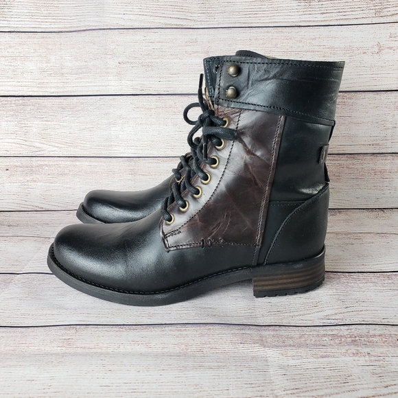 bernie mev. Shoes - Bernie Mev Black/Brown Boots Women